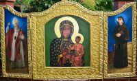 Nr.596.Tryptyk Matki Bożej  Częstochowskiej-wym.140-70cm